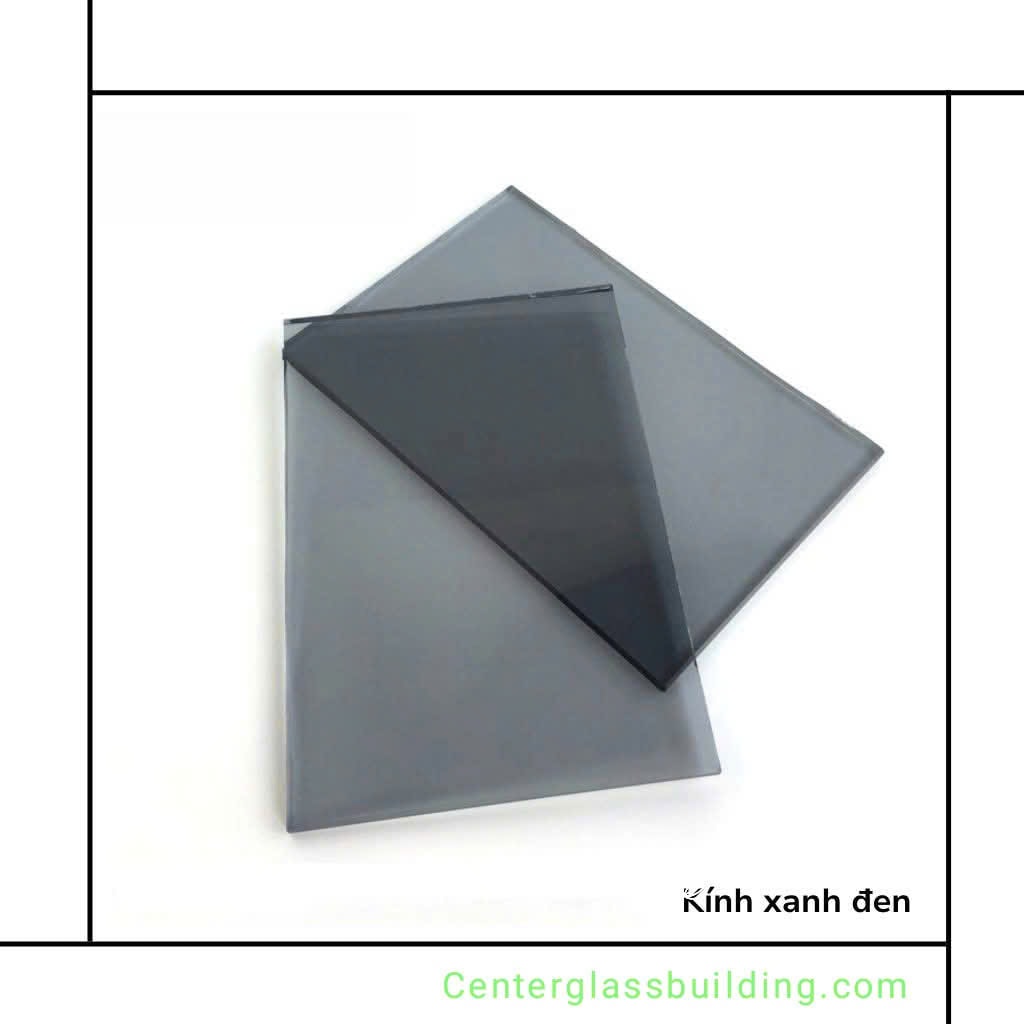 Mẫu kính màu xanh đen